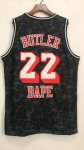 Maillot de Basket #22 Butler Miami Heat Bape Noir Brodé